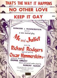 Item #031513 Sheet music (3) from this Broadway show. Songs: Keep It Gay; No Other Love; ...