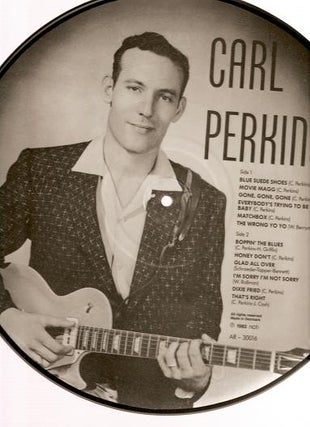 Item #032324 Pictorial long-playing record: CARL PERKINS. Carl Perkins
