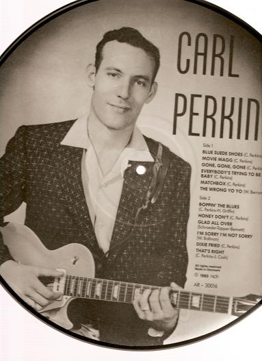 Item #032324 Pictorial long-playing record: CARL PERKINS. Carl Perkins.