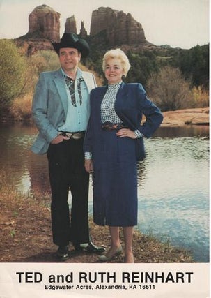 Item #034619 PROFESSIONAL PHOTOGRAPH OF TED AND RUTH REINHART: American country performers from...