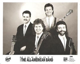 Item #034621 PROFESSIONAL PHOTOGRAPH OF MIKE SCOTT AND THE ALL-AMERICAN BAND:; American country...
