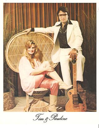 Item #034626 PROFESSIONAL PHOTOGRAPH OF TIM & PAULINE:; American country duo. Tim and Pauline Smith.