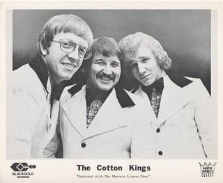 Item #036006 PROFESSIONAL PHOTOGRAPH OF THE COTTON KINGS (trio):; Featured with the Sherwin...