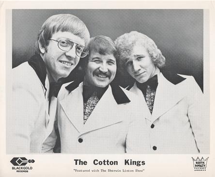 Item #036006 PROFESSIONAL PHOTOGRAPH OF THE COTTON KINGS (trio):; Featured with the Sherwin Linton Show. Cotton Kings.