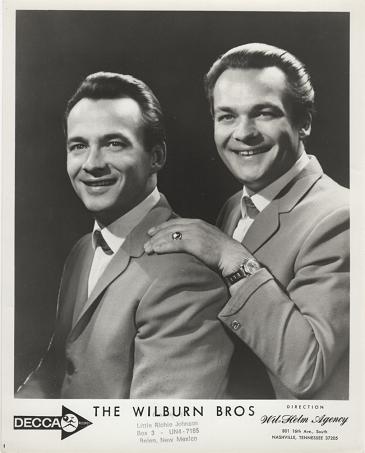 PROFESSIONAL PHOTOGRAPH OF THE WILBURN BROTHERS:; Country & Western  Performers by Teddy and Doyle Wilburn on R & A Petrilla, Booksellers