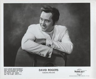 Item #036017 PROFESSIONAL PHOTOGRAPH OF DAVID ROGERS:; Country & Western performer. David Rogers