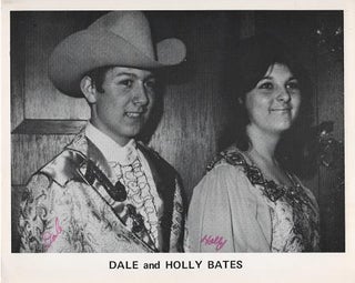 Item #036019 SIGNED, PROFESSIONAL PHOTOGRAPH OF DALE AND HOLLY BATES:; Country & Western...