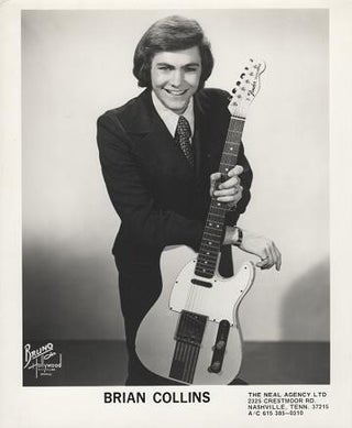 Item #036045 PROFESSIONAL PHOTOGRAPH OF BRIAN COLLINS:; Country & Western performer. Brian Collins