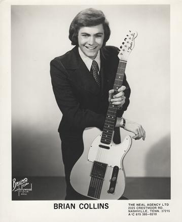 Item #036045 PROFESSIONAL PHOTOGRAPH OF BRIAN COLLINS:; Country & Western performer. Brian Collins.