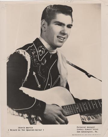 Item #036051 PROFESSIONAL PHOTOGRAPH OF SKEETS MARTIN:; Country & Western performer. Skeets Martin.