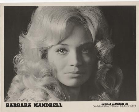 Item #036065 PROFESSIONAL PHOTOGRAPH OF BARBARA MANDRELL:; Country & Western performer. Barbara Mandrell.