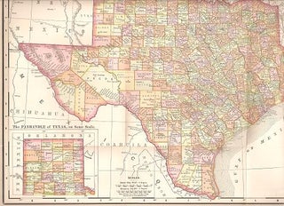 Item #036402 MAP OF TEXAS. Texas
