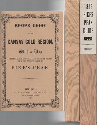 Item #036642 MAP OF AND GUIDE TO THE KANSAS GOLD REGION.; By Dr. J.W. Reed. The Map embracing...