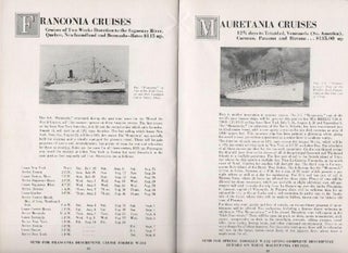 VACATION TRIPS AND CRUISES, 1934