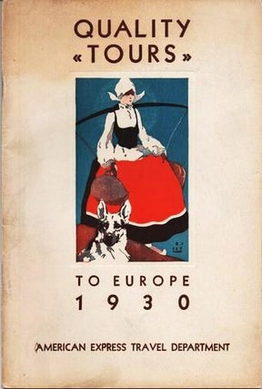 Item #037492 QUALITY TOURS TO EUROPE, 1930. Europe