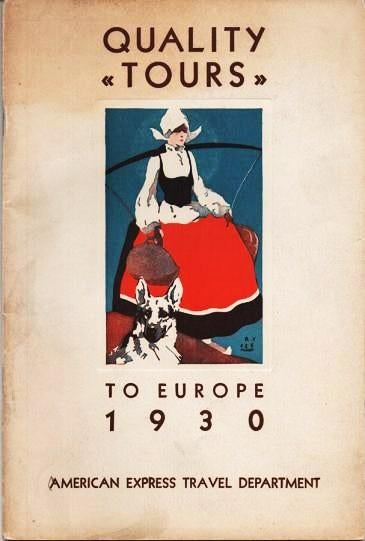 Item #037492 QUALITY TOURS TO EUROPE, 1930. Europe.