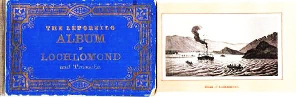 Item #037828 THE LEPORELLO ALBUM OF LOCHLOMOND AND TROSACHS. Lochlomond Scotland.