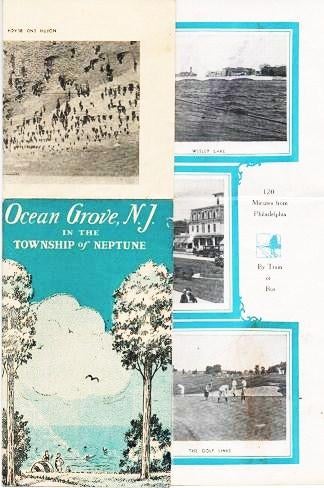 Item #038218 OCEAN GROVE, N.J. IN THE TOWNSHIP OF NEPTUNE [cover title]. Ocean Grove New Jersey.