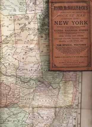 Item #038374 RAND, McNALLY & CO.'S INDEXED COUNTY AND TOWNSHIP POCKET MAP AND SHIPPERS' GUIDE OF...