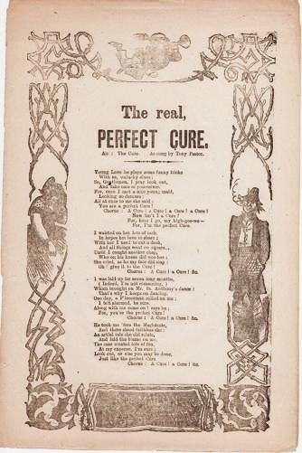 Item #039434 Song sheet: THE REAL, PERFECT CURE. As sung by Tony Pastor. Real Perfect.