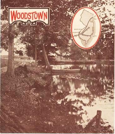 Item #039643 WOODSTOWN: promotional brochure. Woodstown New Jersey.