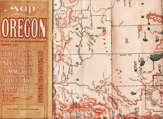 Item #039863 MAP OF OREGON: With condensed information about its Resources, Industries,...