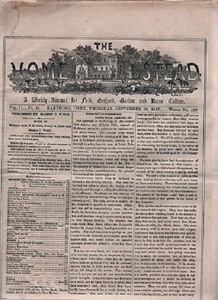 Item #040240 THE HOMESTEAD: A Weekly Journal for Field, Orchard, Garden and Home Culture. Vol....