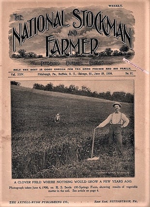 THE NATIONAL STOCKMAN AND FARMER: Group of 18 issues as listed below.