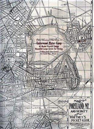 WHITNEY'S POCKET GUIDE OF PORTLAND MAINE AND VICINITY, August, 1935