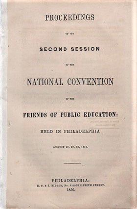 Item #040536 PROCEEDINGS OF THE SECOND SESSION OF THE NATIONAL CONVENTION OF THE FRIENDS OF...