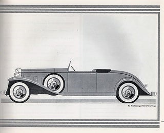 THE MARMON SIXTEEN: A Presentation of Body Styles and a summary of its Mechanical Features.