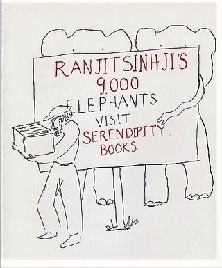 Item #040695 RANJITSINHJI'S 9,000 ELEPHANTS VISIT SERENDIPITY BOOKS. Ian Jackson, Ann Arnold