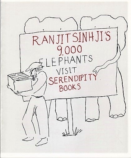 Item #040695 RANJITSINHJI'S 9,000 ELEPHANTS VISIT SERENDIPITY BOOKS. Ian Jackson, Ann Arnold.