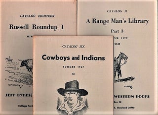 Item #040701 GROUP OF FOURTEEN (14) CATALOGS ISSUED BY JEFF DYKES / WESTERN BOOKS, 1967-1984....