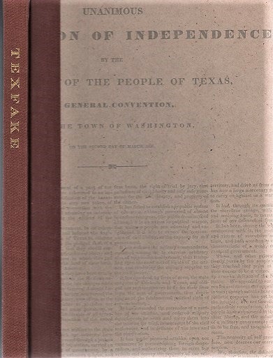 Item #040906 TEXFAKE: An Account of the Theft and Forgery of Early Texas Printed Documents. With an Introduction by Larry McMurtry. Thomas W. Texas / Taylor.