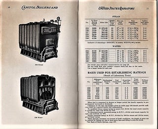 THE COMPLETE LINE: CAPITOL BOILERS AND UNITED STATES RADIATORS