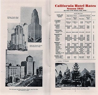 CALIFORNIA AND ARIZONA HOTEL RATES ARE REASONABLE.