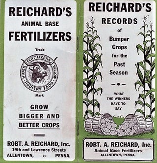 Item #040998 REICHARD'S RECORDS OF BUMPER CROPS FOR THE PAST SEASON: What the Winners Have to...