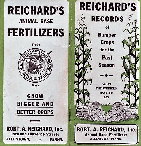 Item #040998 REICHARD'S RECORDS OF BUMPER CROPS FOR THE PAST SEASON: What the Winners Have to Say. Robert A. Reichard.