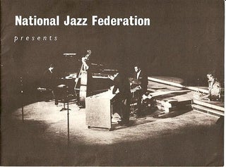 Item #041063 NATIONAL JAZZ FEDERATION PRESENTS THE MODERN JAZZ QUARTET: John Lewis, piano; Milt...