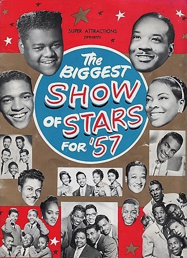 Item #041084 THE BIGGEST SHOW OF STARS FOR '57 ... Company of 100. Harold Cromer, M.C. [Souvenir Program]. Super Attractions.