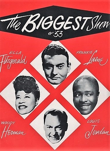 Item #041119 THE BIGGEST SHOW OF '53. Souvenir Program. Biggest Show Productions.