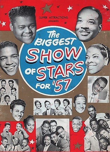 Item #041203 THE BIGGEST SHOW OF STARS FOR '57 ... Company of 100. Harold Cromer, M.C. [Souvenir Program]. Super Attractions.
