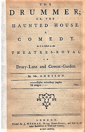 Item #041347 THE DRUMMER; OR, THE HAUNTED HOUSE. A COMEDY. As it is Acted at the Theatres-Royal...