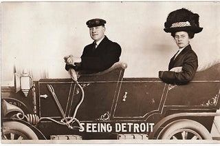 Item #041408 "SEEING DETROIT" REAL-PHOTO POSTCARD. Detroit Michigan