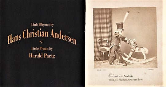 Item #041413 LITTLE RHYMES BY HANS CHRISTIAN ANDERSEN * LITTLE PHOTOS BY HARALD PAETZ. Hans Christian Andersen.