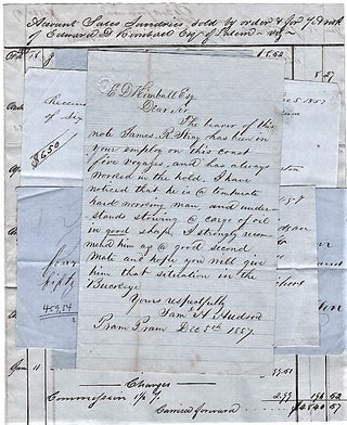 ARCHIVE: HANDWRITTEN LETTER, SIGNED, FROM PRAM PRAM [ACCRA, GHANA], ALONG WITH FIVE (5) OTHER...