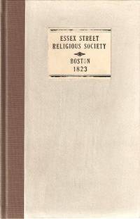 Item #BOOKS002160I AN ECCLESIASTICAL MEMOIR OF THE ESSEX STREET RELIGIOUS SOCIETY IN A SERIES OF...