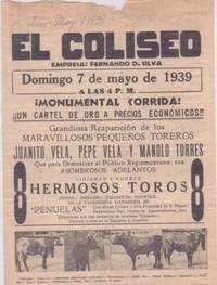 Item #BOOKS010996I EL COLISEO...EMPRESA: FERNANDO D. SILVA...DOMINGO 7 DE MAYO DE...