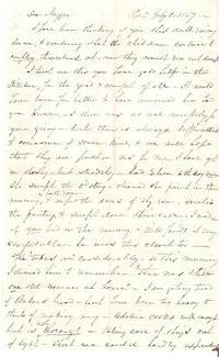 Item #BOOKS012970I 1857 HANDWRITTEN LETTER (ALS) TO DEAR MAGGIE FROM ELISE[?]. DATELINED PHILADELPHIA, JULY 1, 1857. Quakers.